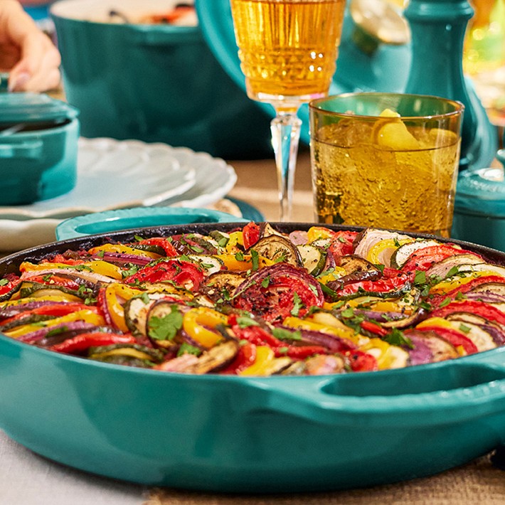 Le Creuset 3-Qt. Cast Iron Braiser Pan | Williams Sonoma