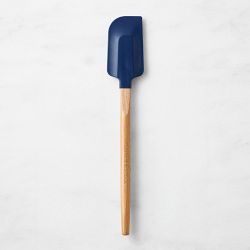 Williams Sonoma Classic Wood Spatula, Medium, Navy