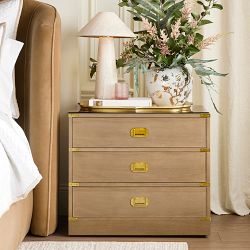 Campaign 3-Drawer Nightstand (30")