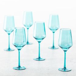 Outdoor Pure White Wine Glasses, Set of 6