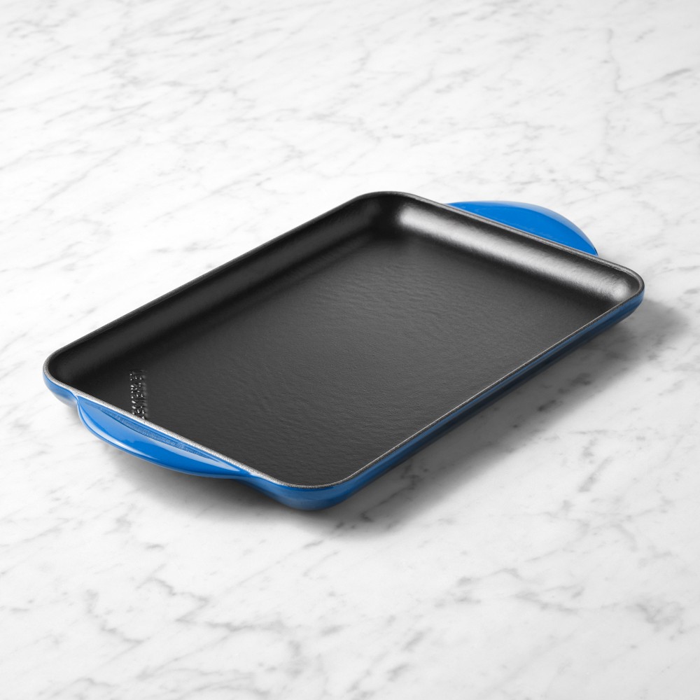 Le Creuset Signature Enameled Cast Iron Skinny Griddle - Lapis