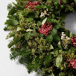 Triple Berry Live Wreath &amp; Garland