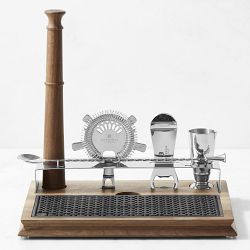Crafthouse by Fortessa Bar Tools with Stand &amp; Bar Mat