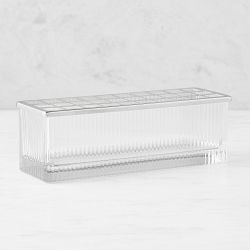 Lucia Rectangular Vase with Frog