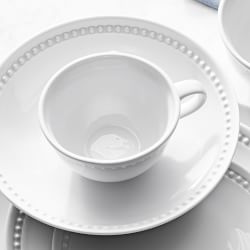 Pillivuyt Beaded Coupe Mugs