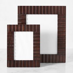 Wooden Ridged Picture Frames