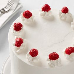 Three-Layer Raspberry Champagne Cake, Serves 16-22