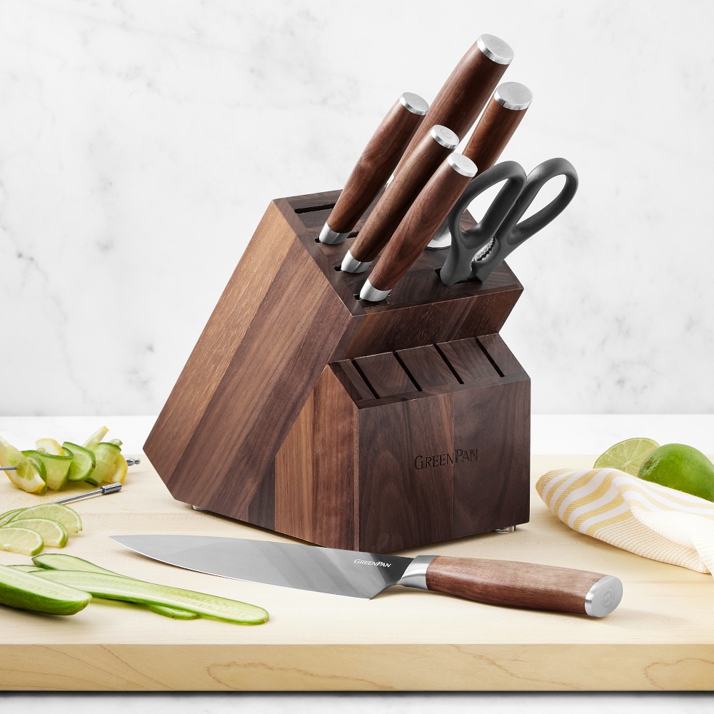 GreenPan™ Premiere Knife Block, Set of 8