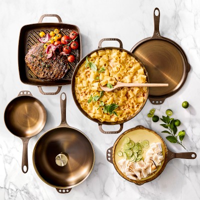 Smithey Seasoned Cast Iron Flat Top Griddle & Skillet Set, 12″ Simolary simolary.com 13