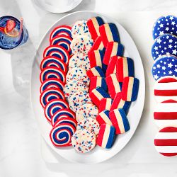 Patriotic Slice &amp; Bake Cookies