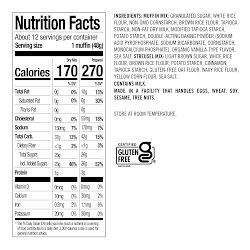 Williams Sonoma Gluten-Free Muffin Mix, Cinnamon Streusel