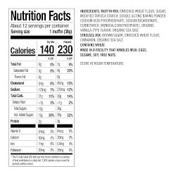 Williams Sonoma Muffin Mix, Cinnamon Streusel