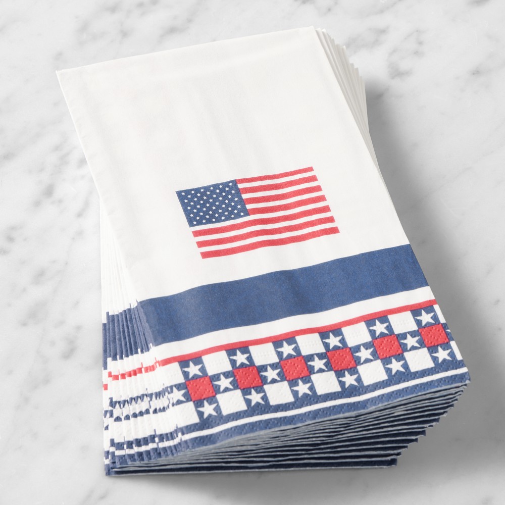 Williams Sonoma Americana Guest Towel Napkin