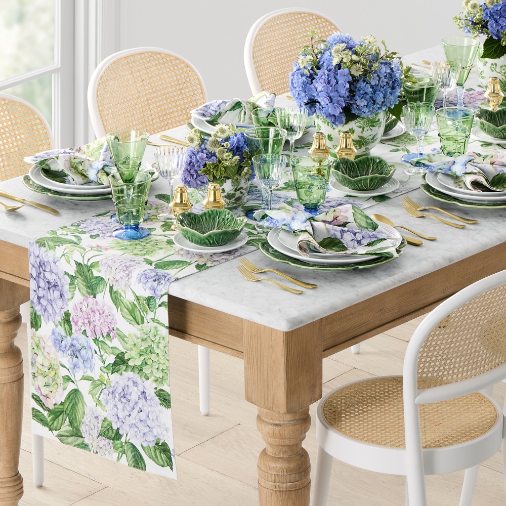 Hydrangea Table Runner