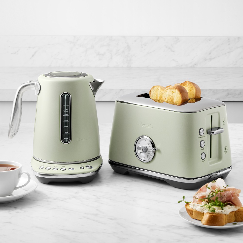 Breville Luxe Duo Kettle & Toaster Boxed Set, Pistachio - Pistachio