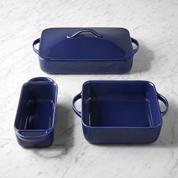 Williams Sonoma Essential Stoneware, Set of 4, Blue