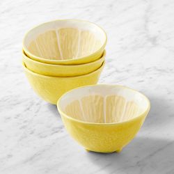 Bordallo Pinheiro Lemon Small Bowls, Set of 4