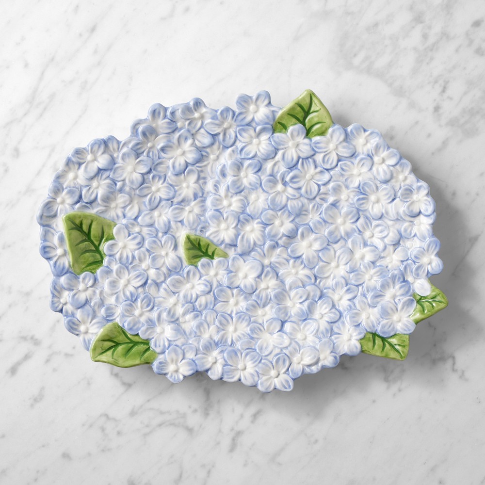 Hydrangea Figural Platter