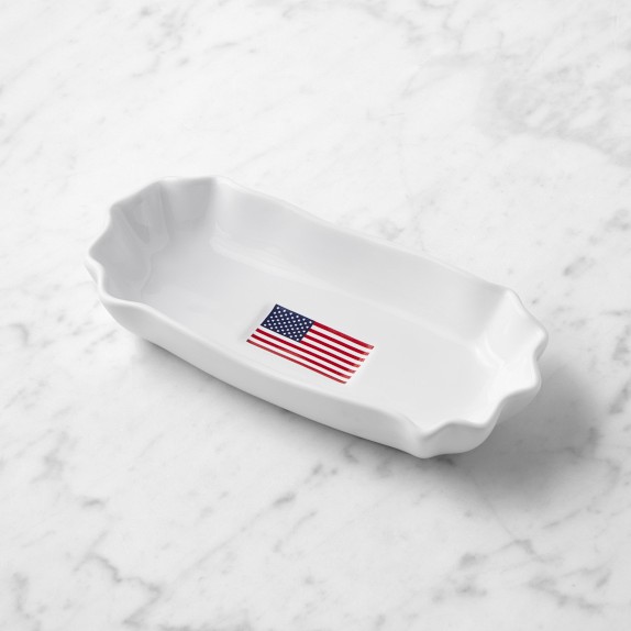 American Flag Hot Dog Dish