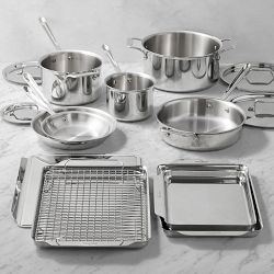 All-Clad D5® Stainless-Steel 15-Piece Cookware &amp; Bakeware Set