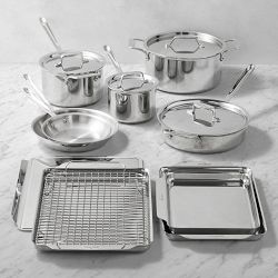 All-Clad D5® Stainless-Steel 15-Piece Cookware & Bakeware Set