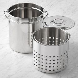 King Kooker Extra Large Stainless-Steel Multipot. 24-Qt