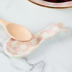 MacKenzie-Childs Rosy Check Spoon Rest