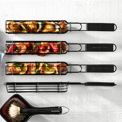 Williams Sonoma Outdoor Nonstick Kabob Basket Set of Four