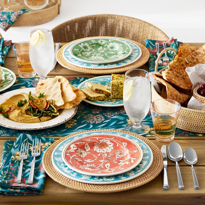 Light Woven Charger, Rattan Tableware | Williams Sonoma