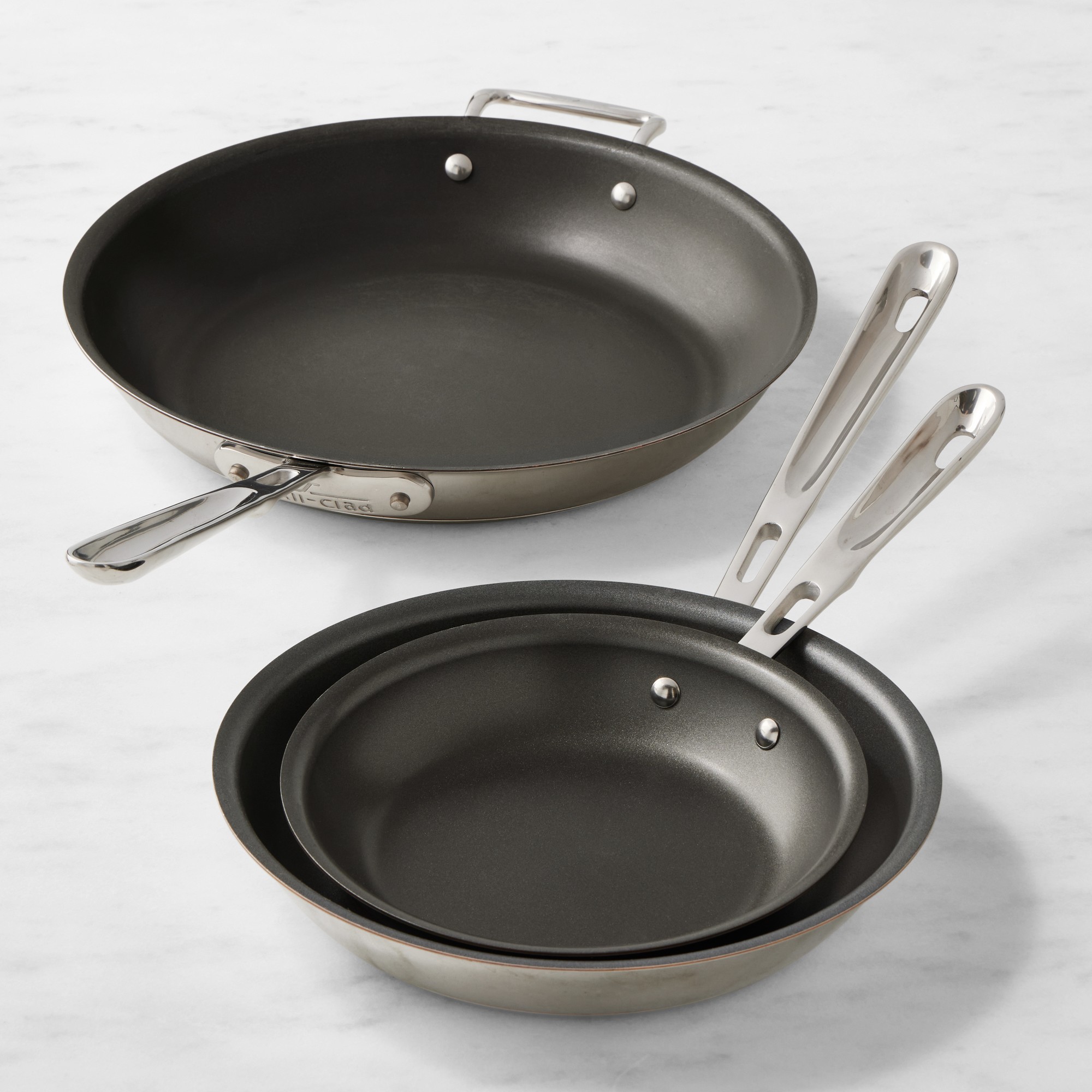 All-Clad Copper Core Pro Nonstick Fry Pan, Set of 3 Sansujyuku sansujyuku.com