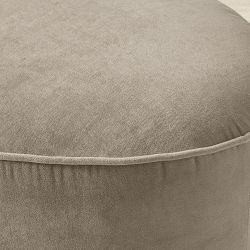 Camile Coffee Table Ottoman with Samuel &amp; Sons Fringe (48")