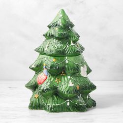 1月♡Cookie♡品オルゴナイトクリスマスツリー Twas The Night Before Christmas Tree Cookie Jar | Williams Sonoma
