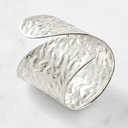 Hammered Cuff Napkin Rings, Set of 4