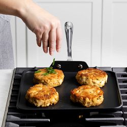 All-Clad HA1 Expert Hard Anodized Nonstick Square Griddle, 11"