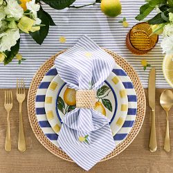 Limone Striped Napkins, Set of 4