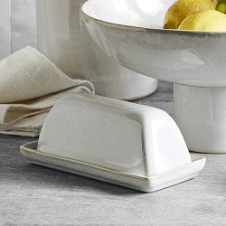 Cyprus Reactive Glaze Butter Dish