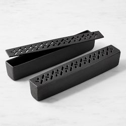 Williams Sonoma Cast Iron Grill Humidifiers, Set of 2