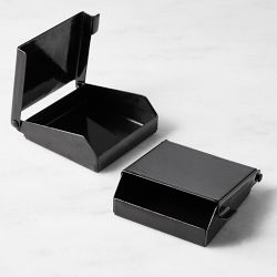 Williams Sonoma Enamel Smoking Pucks, Set of 2