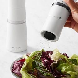 Williams Sonoma Gravity Salt &amp; Pepper Mill Set, 7"