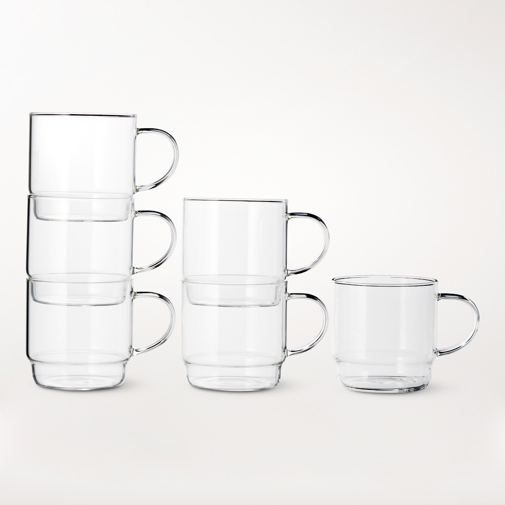 Williams Sonoma Pantry Stacked Mugs - Set of 6