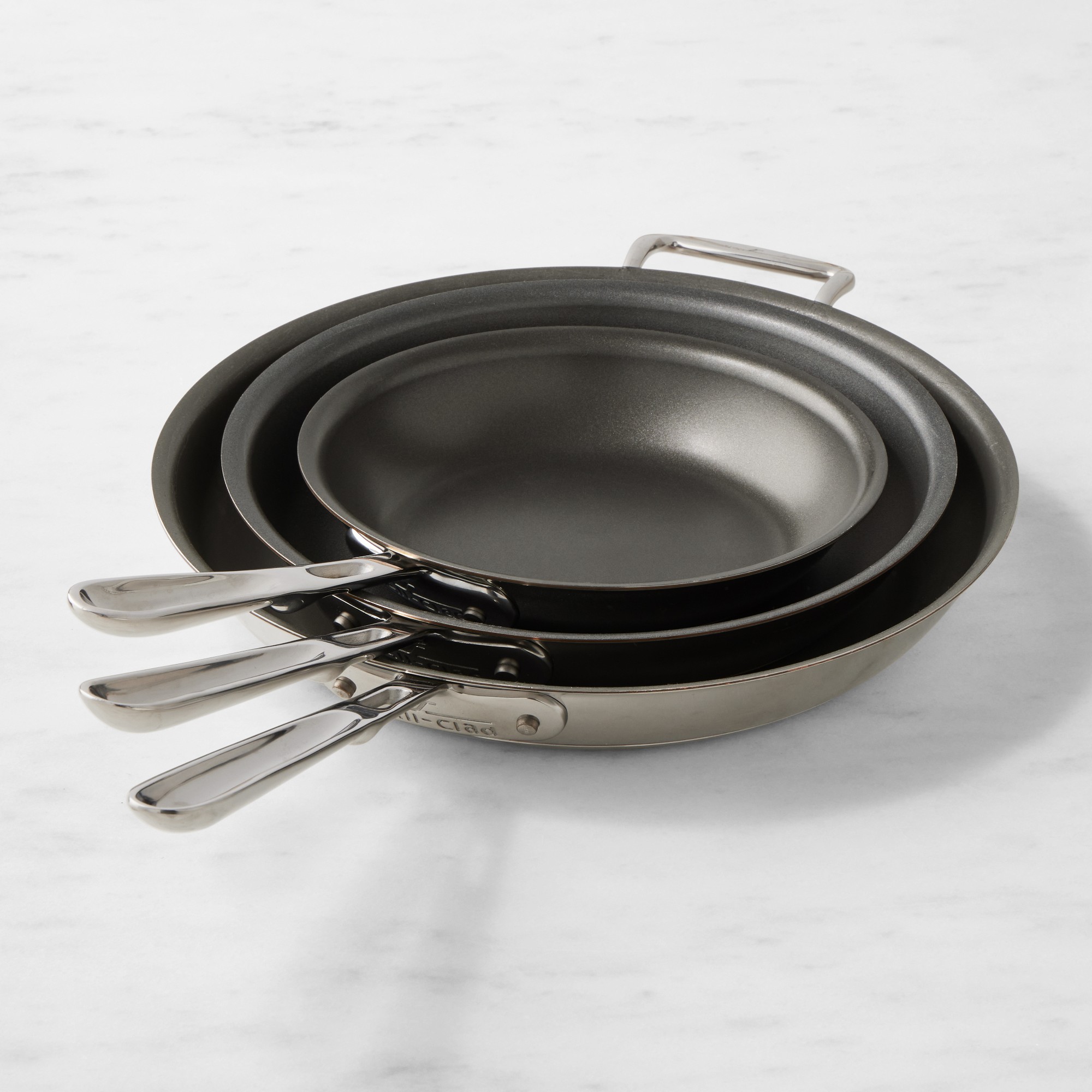 All-Clad Copper Core Pro Nonstick Fry Pan, Set of 3 Simolary simolary.com