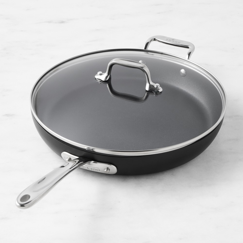 Nonstick Fry Pan with Lid, 12"