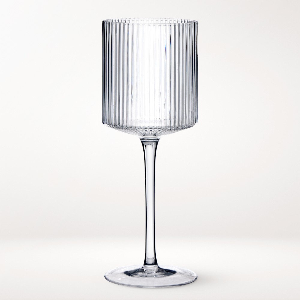 Modern Optic Wine Glasses - Set of 4