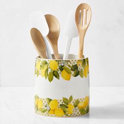 Limone Porcelain Utensil Holder