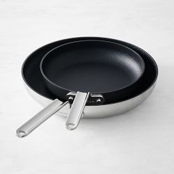 SCANPAN® TSS+ Stainless-Steel Nonstick 2-Piece Fry Pan Set, 8" & 10 1/4"
