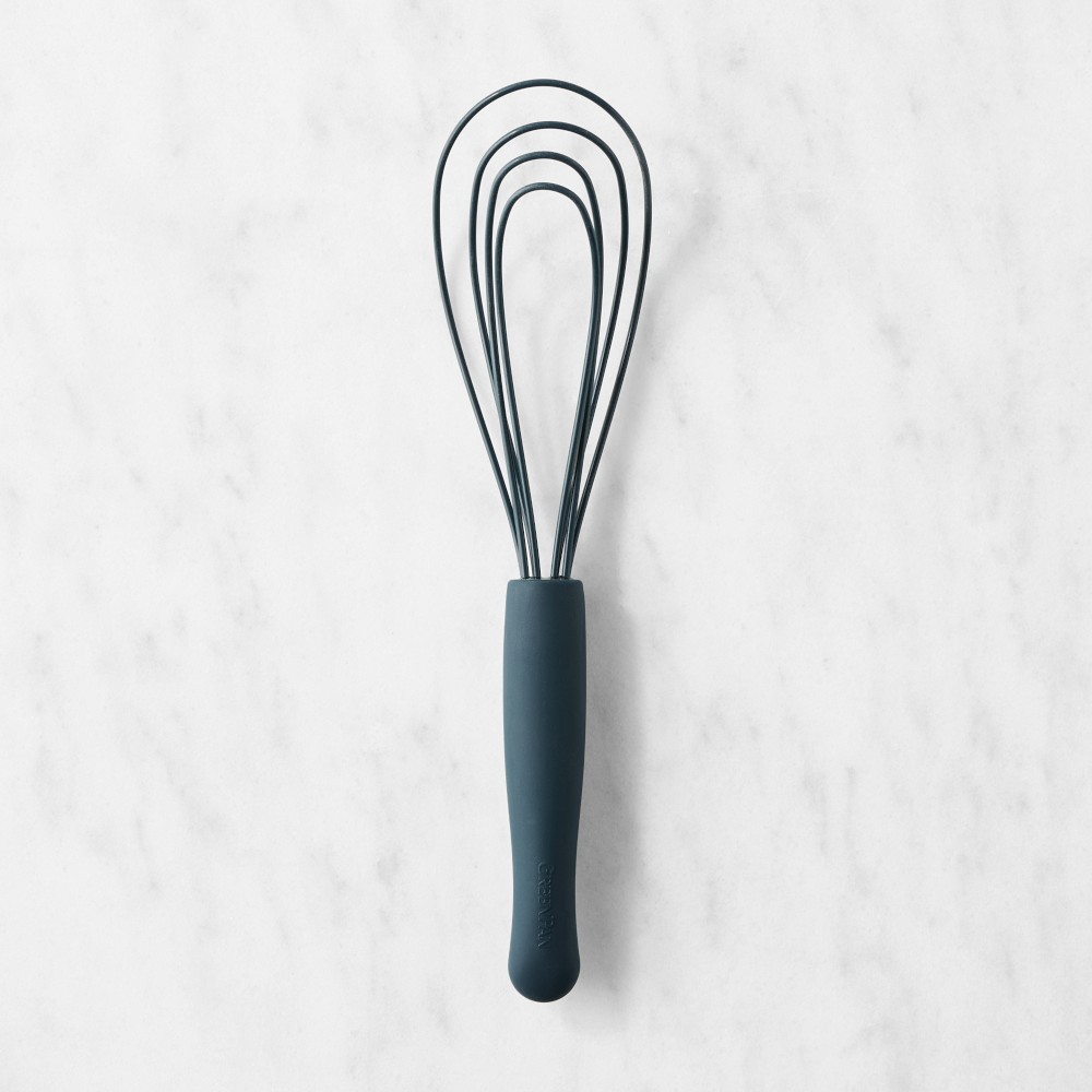 GreenPan™ Premiere Silicone Flat Whisk - Flat Whisk, Oxford Blue