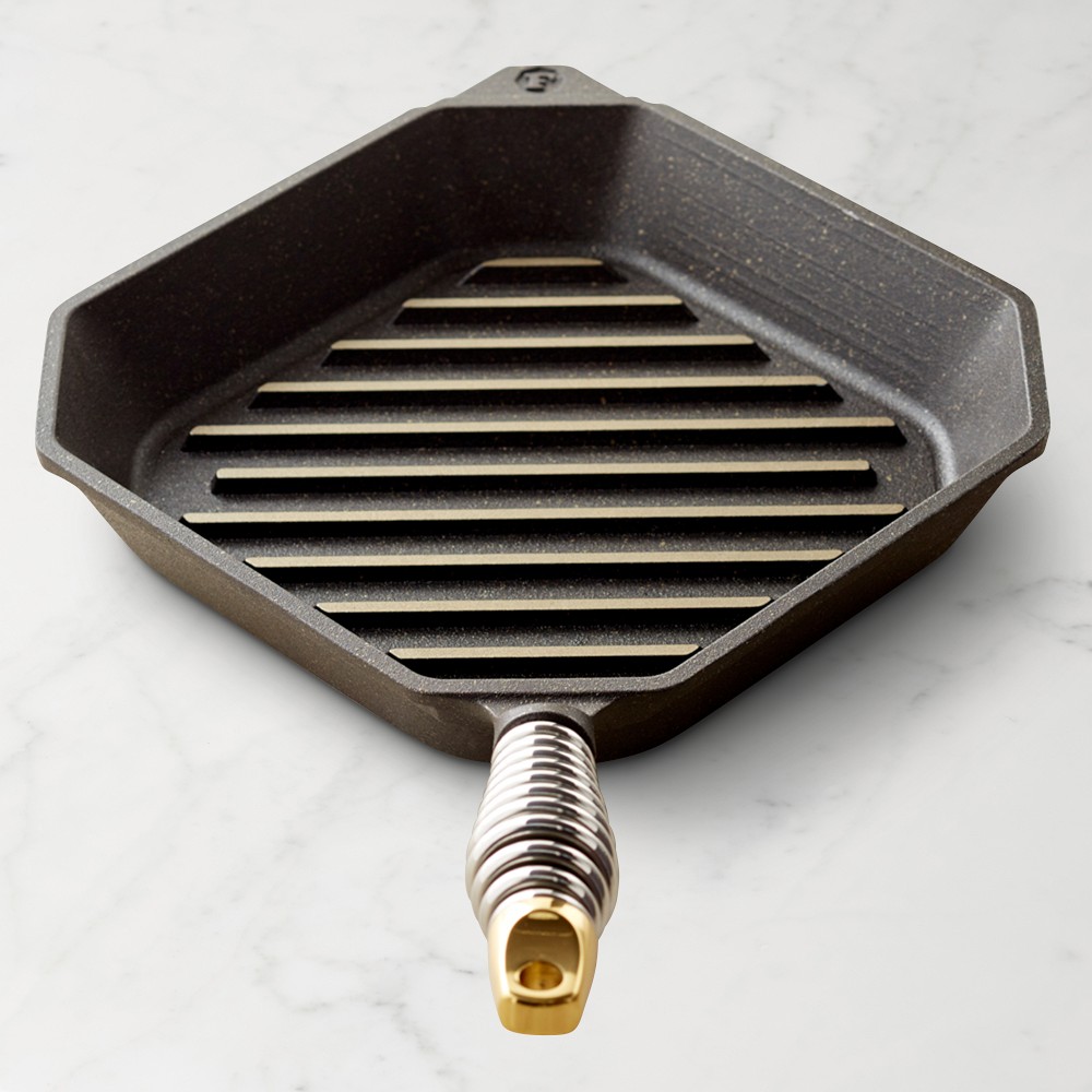 FINEX Seasoned Cast Iron Grill Pan - 10"