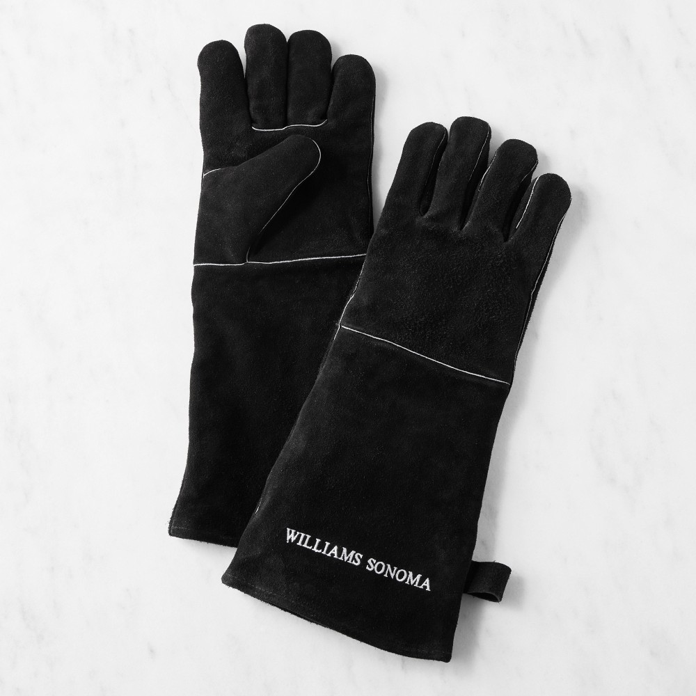 Williams Sonoma Leather Grilling Gloves - 18"