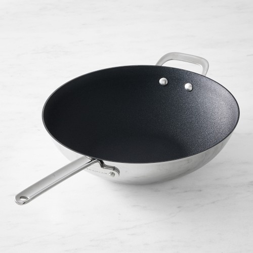 SCANPAN TSS+ Stainless-Steel Nonstick Wok, 12.5″ Simolary simolary.com