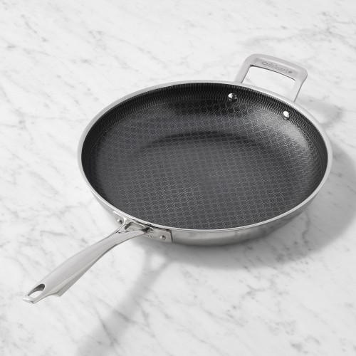 Cuisinart FusionElite+ Hybrid Stainless-Steel Ceramic Nonstick Skillet, 12